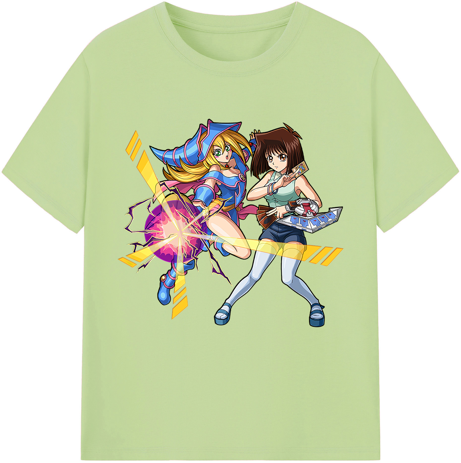 （画像用） 遊☆戯☆王 Yu-Gi-Oh! 綿100％半袖Tシャツ（フロントプリント）